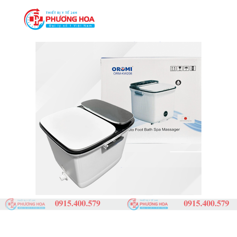 ORM-KW208 - Bồn Ngâm Massage Chân Hồng Ngọai Tự Động